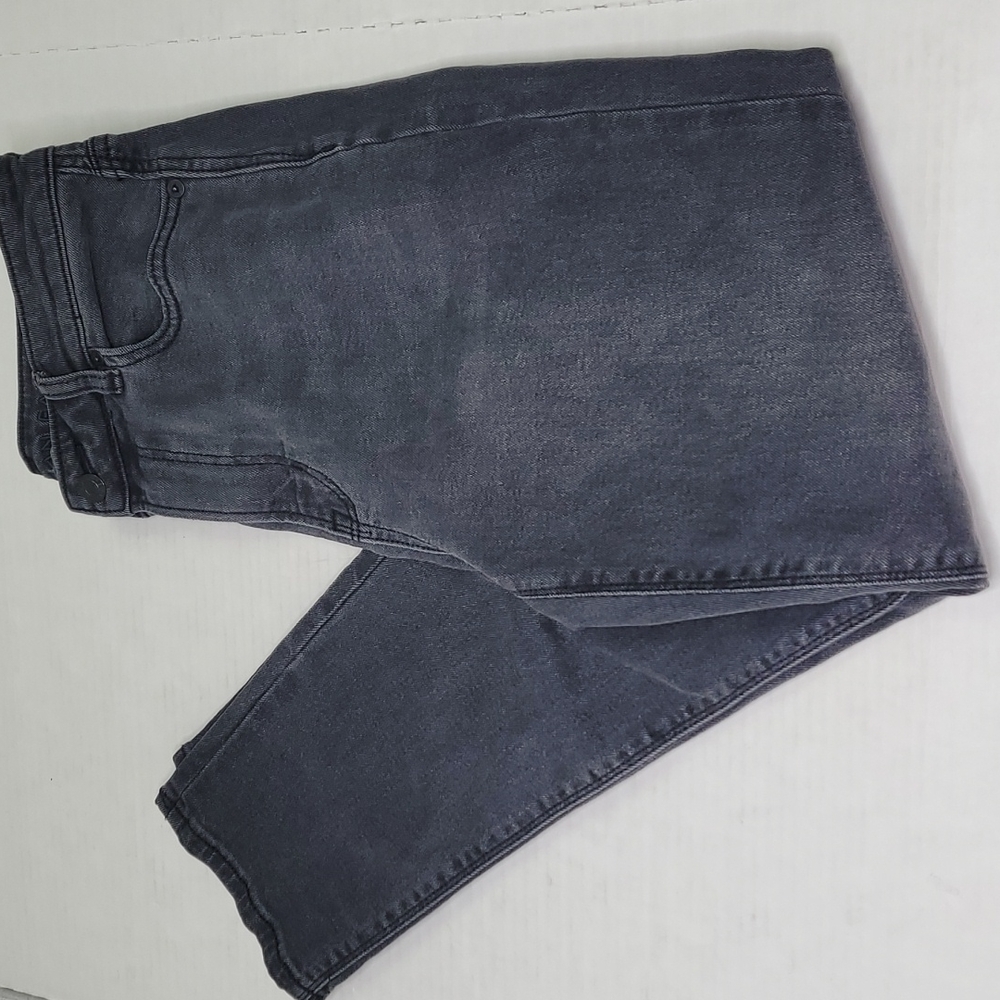 American eagle High Rise stretch mom jeans Black